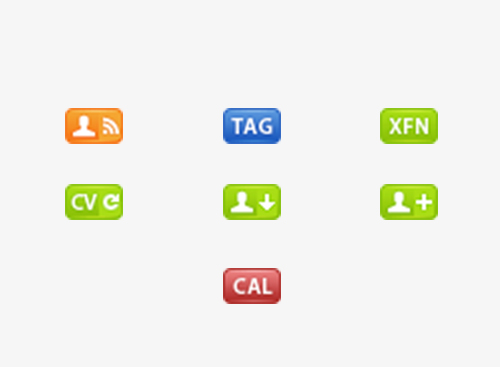 7张Primary microformats小图标